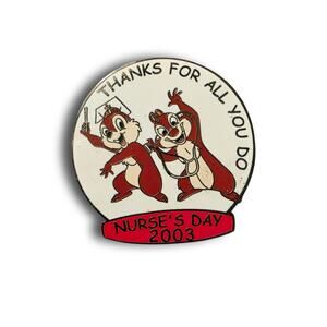 Limited Edition Disney Pin Trading 21384 WDW - Nurse's Day 2003 (Chip & Dale)